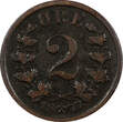 Bronze Norway Oscar II  1877 2 Ore Norwegian Lion BETTER DATE KM# 353 (20 837) Uncertified
