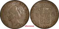 Netherlands 1931 Gulden Netherlands Wilhelmina I Silver 28 mm aUNC Toned KM# 161.1 (18 785) -
