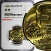 Finland 5 Markkaa Finland Aluminium-Bronze 1982 K NGC MS65 1 GRADED HIGHEST KM# 57 (048) -
