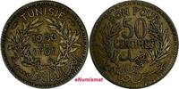 Tunisia 50 Centimes Tunisia Chambers of Commerce 1352//1933 XF KM# 246 (18 912) -