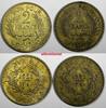 Tunisia 2 Francs 1921 TUNISIA LOT OF 2 COINS 1340/1921  XF-UNC Condition... 21,47 EUR  Excl. 12,88 EUR Verzending
