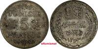 Tunisia 5 Francs 1934 Tunisia Silver 1353 (1934)  Toned KM# 261 (18 942)... 21,47 EUR  Excl. 12,88 EUR Verzending