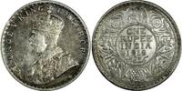 India Rupee India-British George V Silver 1919 (B) KM# 524 (19 330) -