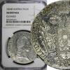 Austria 1 Taler Austria Franz I Silver 1824 B Kremnitz Mint NGC AU Details KM# 2162 (7) -