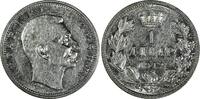 1 Dinar Serbia Peter I (1903-1918) Silver 1912  Mint Luster KM# 25.1 (19 621) Uncertified
