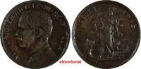 1 Centesimo Italy Vittorio Emanuele III Bronze 1915 R  KM# 40 (19 810) Uncertified