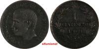 1 Centesimo Italy Vittorio Emanuele III Bronze 1908 R  LAST DATE KM# 35 (19 802) Uncertified