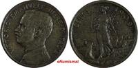 1 Centesimo Italy Vittorio Emanuele III Bronze 1909 R  KM# 40 (19 804) Uncertified