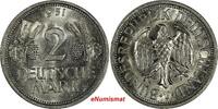 2 Mark Germany - Federal Republic 1951 J  Hamburg Mint HIGH GRADE KM# 111 (103) Uncertified