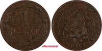 Netherlands 1 Cent Netherlands Wilhelmina I Bronze 1913 1st Year Type KM# 152 (20 464) -