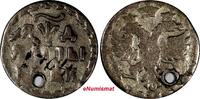 Russian Federation Russia Peter I the Great Silver 1704 БК Altyn Krasny Mint, Moscow KM# 119 (473) -