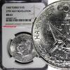 Turkey 10 Lira Turkey Silver 1960 27th May Revolution NGC MS61 KM# 894 (047) -