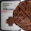 1/12 Skilling SWEDEN Gustaf IV Copper 1808  NGC UNC DETAILS RED ! KM# 563 (049)