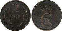 Denmark 2 Øre Denmark Christian IX Bronze 1891 CS 21mm KM# 793.1 (20 568) -