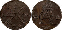 Sweden 1/4 Skilling Sweden Gustaf IV Adolf 1807 Mint-641,000 Better Date UNC KM#564 (8) -