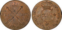 1/4 Skilling Sweden Carl XIV Johan Copper 1820  UNC KM# 595 (21 225)