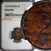 Estonia 2 Senti 1934 ESTONIA Bronze 1934  NGC MS63 BN 1 YEAR TYPE KM# 15... 42,94 EUR  Excl. 12,88 EUR Verzending