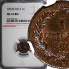 1 Centesimo Italy Vittorio Emanuele III 1903 R  NGC MS64 BN KM# 35 (001)