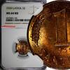 Latvia 1 Santims 1939 Latvia Bronze 1939  NGC MS64 RD FULL RED TONING GE... 47,24 EUR  Excl. 12,88 EUR Verzending