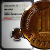 Latvia 1 Santims 1939 LATVIA Bronze 1939  NGC MS64 RB Nice Red Toning BU... 42,94 EUR  Excl. 12,88 EUR Verzending