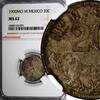 Mexico 20 Centavos Mexico SECOND REPUBLIC Silver 1900 MO M NGC MS62 Toned KM# 405.2(1) -