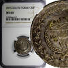 Turkey 20 Para Turkey Mahmud II Silver AH1223 26 (1833) NGC MS64 TOP GRADED KM# 596(12) -