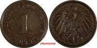 1 Pfennig Germany - Empire Wilhelm II Copper 1904 A  UNC KM# 10 (20 183)