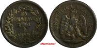 Mexico 1 Centavo Mexico SECOND REPUBLIC Copper 1891 Do Durango Mint RARE KM# 391.2 (21) -