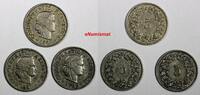Switzerland 5 Rappen Switzerland LOT OF 3 COINS 1880-1899 BETTER SCARCE DATES KM# 26 (731) -
