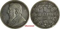 1892 Shilling 1892 South Africa Silver Johannes Paulus Kruger  Mintage-129,627 KM#5(2) Uncertified