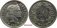 Switzerland 20 Rappen Switzerland 1920 B UNC Condition CONFOEDERATIO HELVETICA KM# 29 (019) -