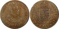 Token Brussels.Spain.Brabant Philip IV Copper 1658 aUNC Double Struck 32mm (02) -