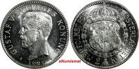 2 Kronor Sweden Gustav V Silver 1922 -W  Mintage-201,821 NICE UNC KM# 787 (633)