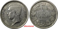 Belgium 5 Francs Belgium Nickel 1934 5 Frank KEY DATE LAST FOR THE TYPE KM# 97.1(10164) -