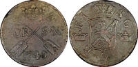 Sweden Ore Sweden Frederick I 1749 2 Ore, S.M.Low Mintage-313,000 Better Details KM# 437(4) -
