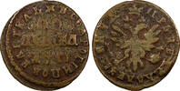 Russia PETER I Copper 1713 Polushka 2,05 g. Ilyn1;GM-77,29;D-2;SCARCE KM#114 (6) Uncertified