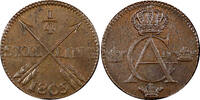 1/4 Skilling SWEDEN Gustav IV Adolf Copper 1805  UNC KM# 564 (21 401)
