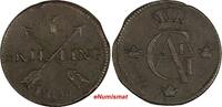 Sweden 1 SKILLING SWEDEN 1805 OVERSTRUCK ON 2 ORE S.M. 1767 / FULL DATE KM#566 (17 304) -