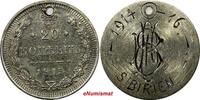 Russian Federation TOKEN RUSSIAN NICHOLAS II SILVER 1915 20 KOP. ''1914-1916''-''SIBIRIEN '' (10 928) -
