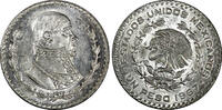 Mexico 1 Peso Mexico ESTADOS UNIDOS MEXICANOS Silver 1967 Jose Morelos BU KM# 459 (724) -