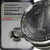 1 Pfennig Germany-Empire Aluminum 1917-A  NGC MINT ERROR MS63 WWI SCARCE KM#24(8)