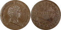1 Skilling Sweden Carl XIV Johan Copper 1837  Banco KM# 642 (21 687) Uncertified