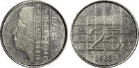 25 Cents Netherlands Nickel 1983 Beatrix KM# 204 (21 323) -
