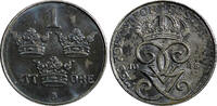 1 Öre Sweden Gustaf V Iron 1945  WWII ISSUE Choice Unc KM# 810 (21 878) Uncertified