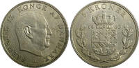Denmark 5 Kroner Denmark Frederik IX Copper-Nickel 1960 1st Year Type KM# 853.1 (21 966) -