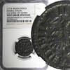 Russian Federation 1714 Denga 1714 RUSSIA PETER I Copper  Double Struck NGC MINT ERROR XF DET. KM#116 (5)