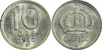 Sweden 10 Öre Sweden Gustaf V (1907-1950) Silver 1950 GEM BU KM# 813 (22 058) -