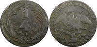 Mexico 1/4 Real Mexico Federal Issue Copper 1836 Un Quarto KM# 358 (22 155) -