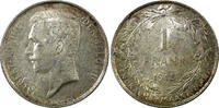 Belgium 1 Franc Belgium Albert I Silver 1913 Dutch 23 mm High Grade KM# 73.1 (22 219) -