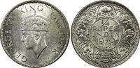 India 1/4 Rupee India-British George VI Silver 1940 (B) Bombay UNC KM# 545 (22 334) -